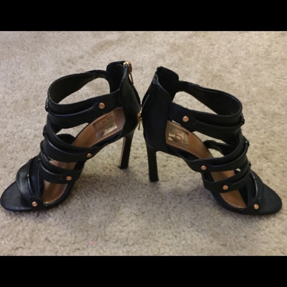 Dv by Dolce Vita Black Leather Steffie Sandal - Picture 4 of 4